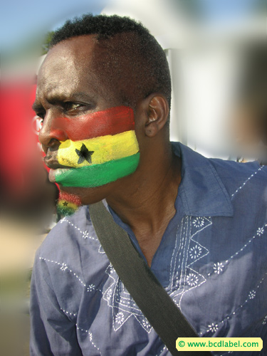 Supporter de l'&eacute;quipe du GHANA