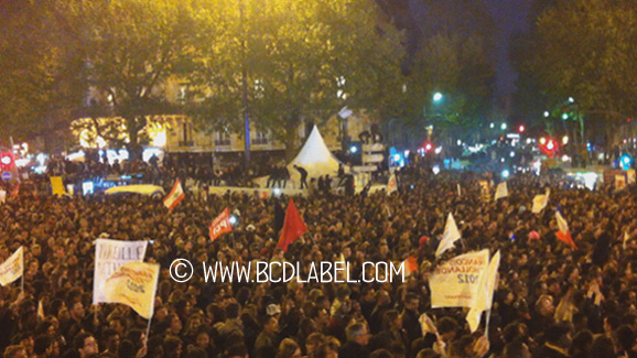 Place de la BASTILLE 6 MAI 2012