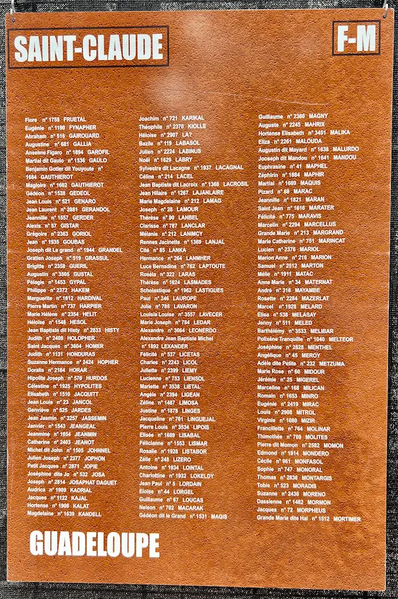 CM98 23 mai 2023 Mémorial les noms de l'abolition 2