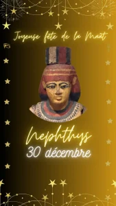 Fête de la Maât 2025 Nephthys