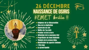 Fête de la Maât 2025 Osiris