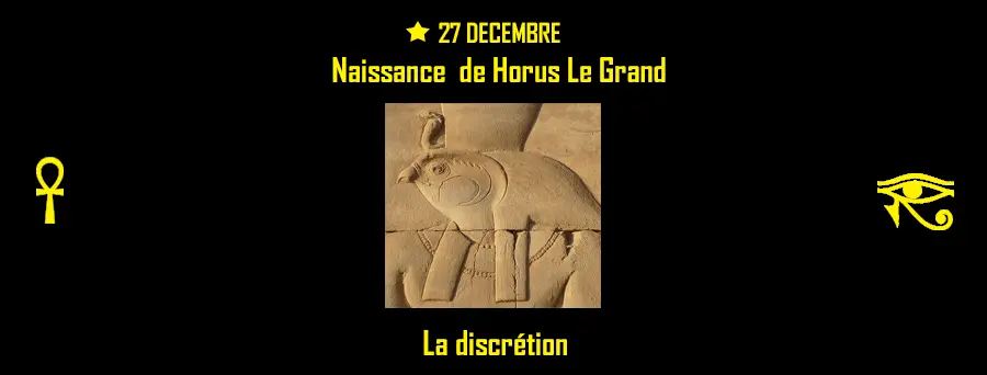Fête de la Maât 2018 Horus le grand