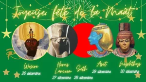 Joyeuse fête de la Maât 2022 5 divinités