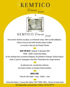 Kemtico- Premier Jour newsletter