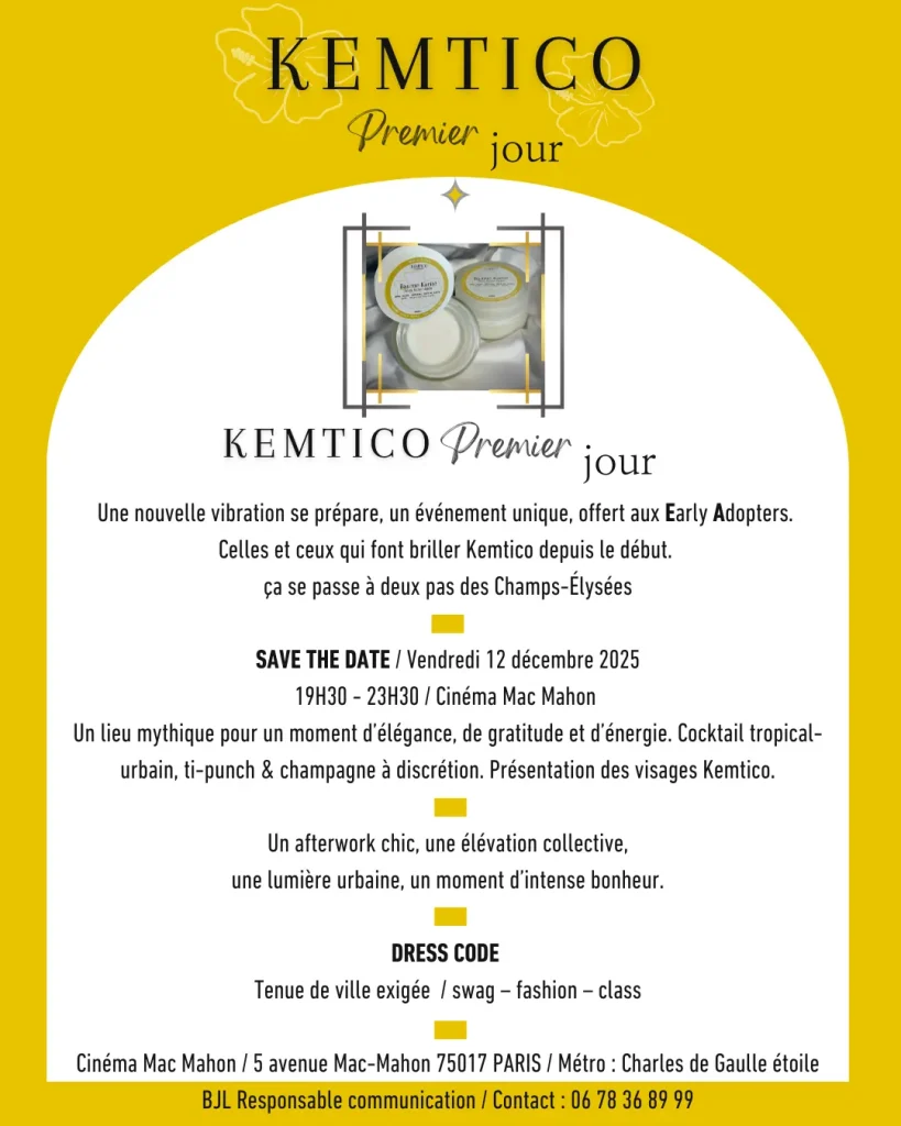 Kemtico- Premier Jour newsletter