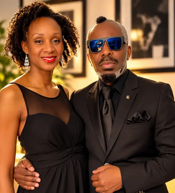 Portrait glamour du couple élégant Nephthys & BJL - Photo : BJL